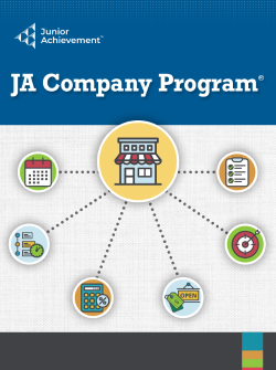 JA Company Program cover